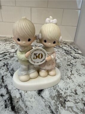 Vintage 1983 Precious Moments 50th Anniversary